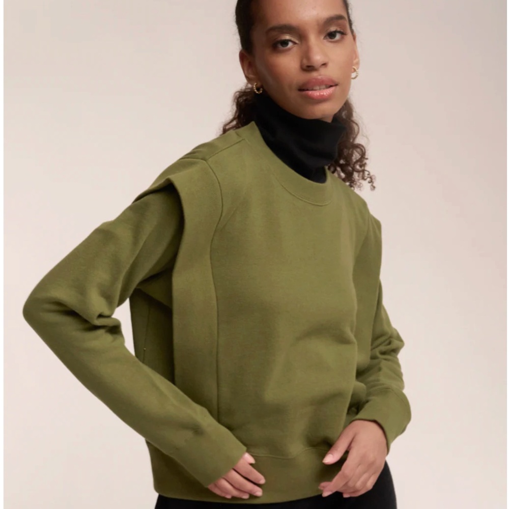 Preloved Lindy Olive Green Sweatshirt Size M